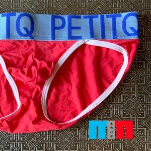 RED PETITQ BULGE BRIEF (SMALL)